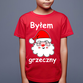 Byłem grzeczny - koszulka świąteczna