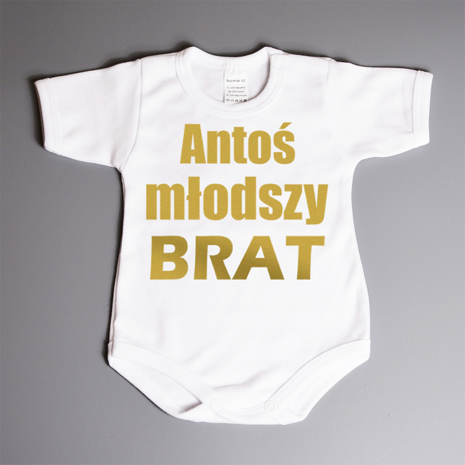 Zestaw Starszy i młodszy brat - złoty nadruk