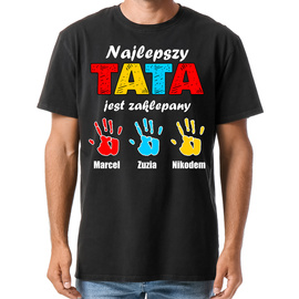 Najlepszy tata jest zaklepany - koszulka męska