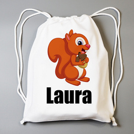 Wiewiórka - worek do przedszkola