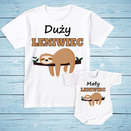 Zestaw - Duży leniwiec, mały leniwiec