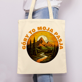Góry to moja pasja - torba bawełniana
