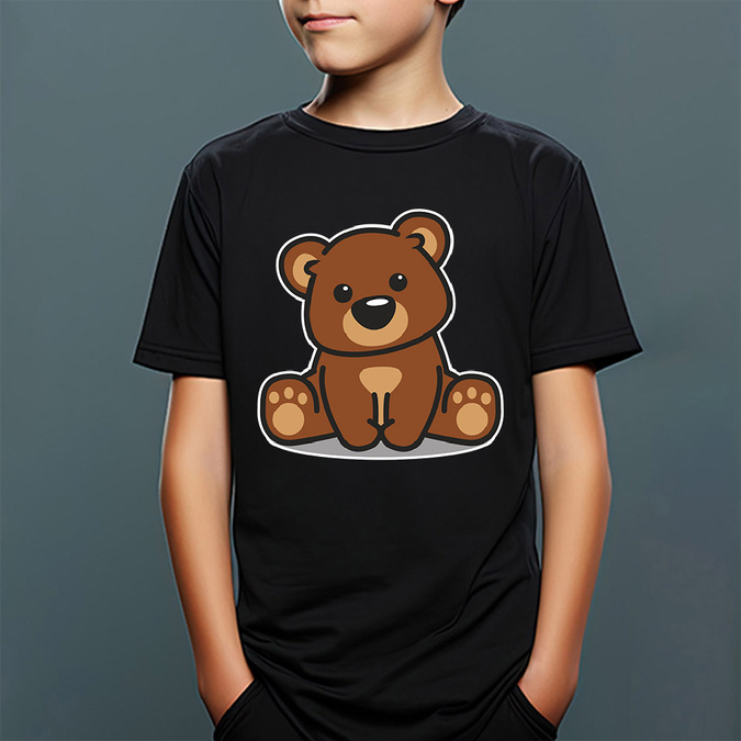 Mały miś - koszulka dziecięca z imieniem