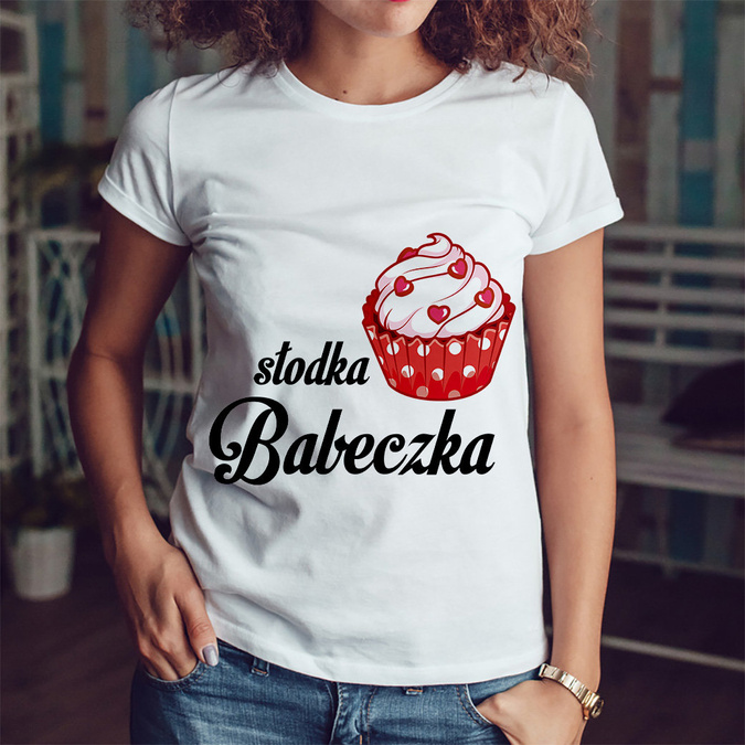 Słodka babeczka - koszulka damska