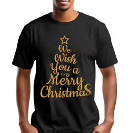 We Wish You a Merry Christmas - koszulka męska