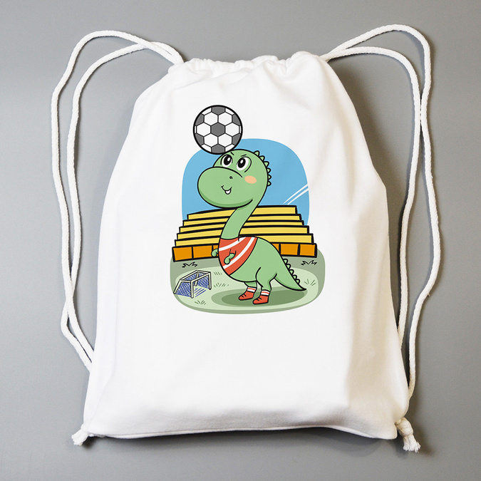Dino - piłka - worek do przedszkola
