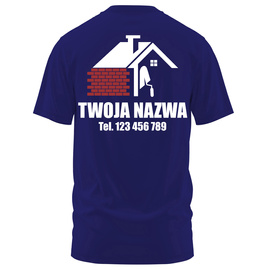 Koszulka z LOGO dla Firm Budowlanych - Nadruk Firmowy