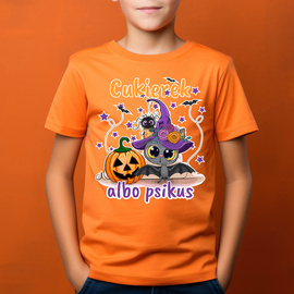Cukierek albo psikus - koszulka dziecięca
