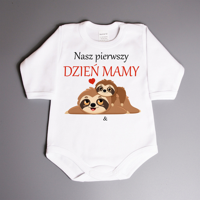 Nasz pierwszy DZIEŃ MAMY - leniwiec - bodziak