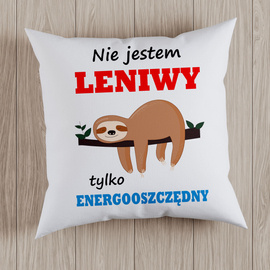 Nie jestem leniwy - poduszka