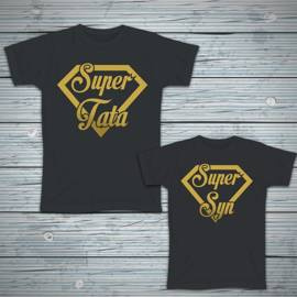Zestaw koszulek - Super tata, super syn