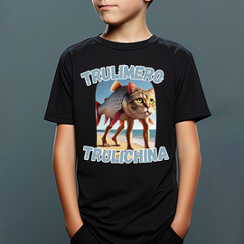 Trulimero Trulichina - koszulka dziecięca - Italian Brainrot