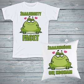 Żaaajebisty zestaw - koszulka + poduszka