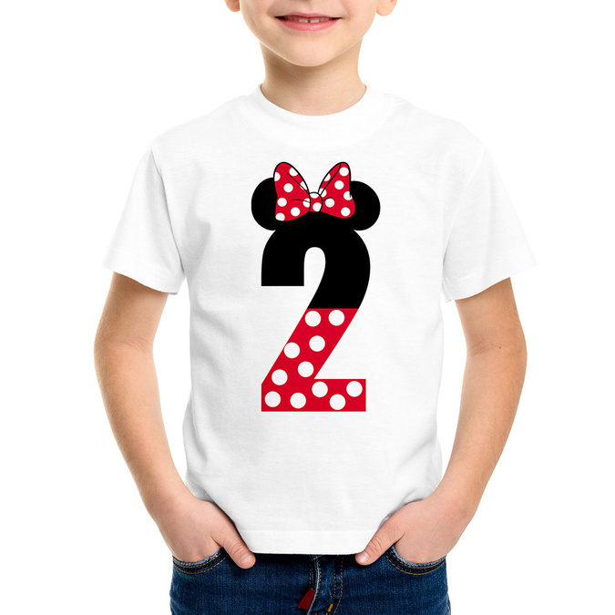Koszulka na drugie urodziny minnie