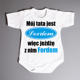 Mój tata jest lordem - body dziecięce