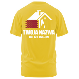 Koszulka z LOGO dla Firm Budowlanych - Nadruk Firmowy