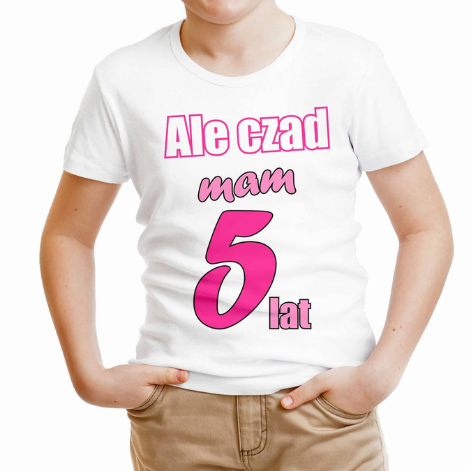 Zestaw koszulek - Ale czad mój syn ma 5 lat