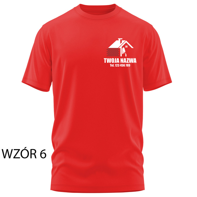 Koszulka z LOGO dla Firm Budowlanych - Nadruk Firmowy