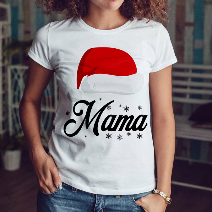 Mikołaj mama - koszulka damska