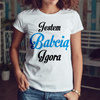 Jestem babcią (imię) - koszulka damska