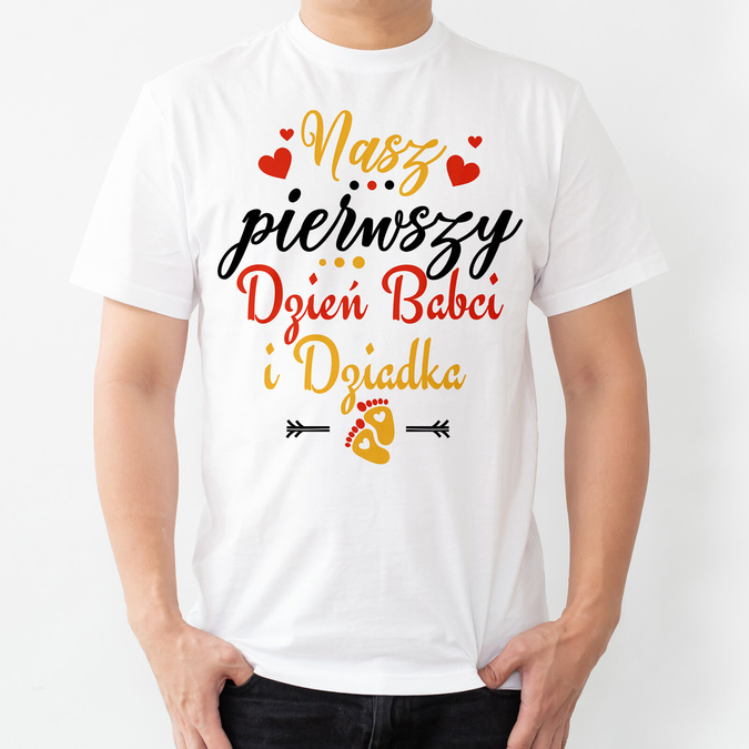 Nasz pierwszy Dzień Babci i Dziadka - koszulka męska
