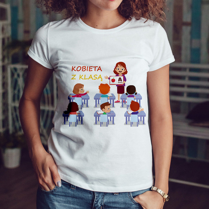 Kobieta z klasą - koszulka damska