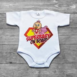 Superbaby - dziewczynka - body niemowlęce