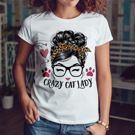 Crazy cat lady - koszulka damska