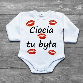 Ciocia tu była  - body niemowlęce