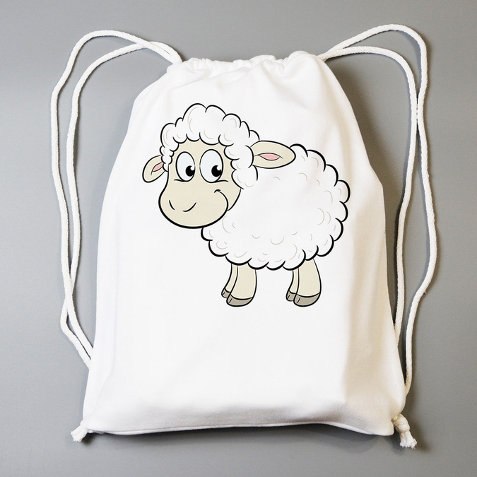 Owieczka - worek przedszkolaka z imieniem