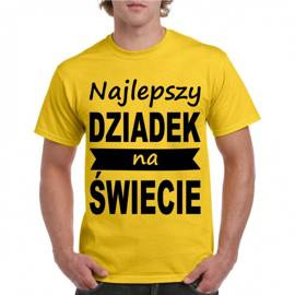 Najlepszy dziadek na świecie - koszulka męska