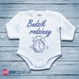 Budzik rodzinny  - body niemowlęce