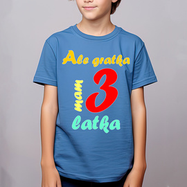 Ale gratka mam 3 latka - koszulka dziecięca