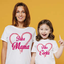 Zestaw koszulek - Jaka Mama, taka córka