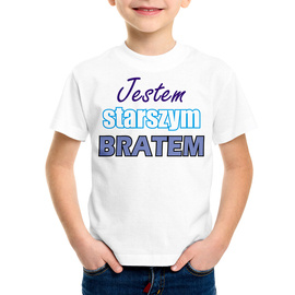 Jestem starszym bratem - koszulka dziecięca