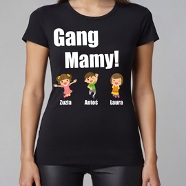 Gang mamy - koszulka damska