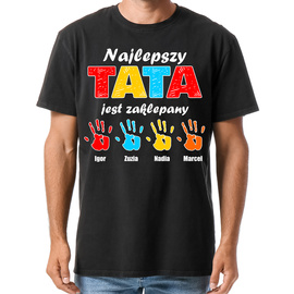 Najlepszy tata jest zaklepany - koszulka męska