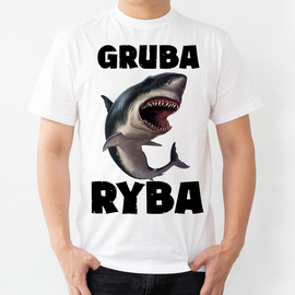 Gruba ryba - koszulka męska