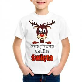 Nasze pierwsze wspólne święta - koszulka świąteczna