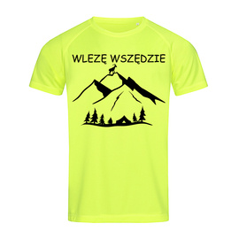 Wlezę wszędzie - koszulka sportowa