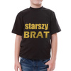 Starszy brat - złoty nadruk - koszulka dziecięca
