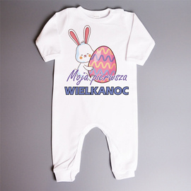 Moja pierwsza Wielkanoc - zając - pajac