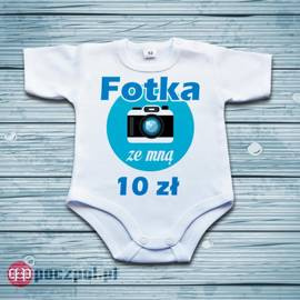 Fotka ze mną 10 zł - body niemowlęce