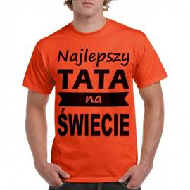 Najlepszy tata na świecie - koszulka męska
