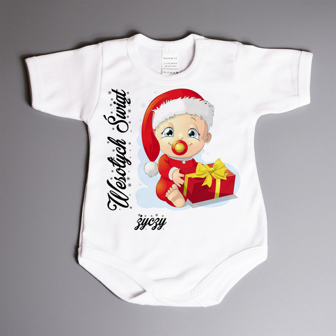 Wesołych Świąt życzy (imię) - body świąteczne