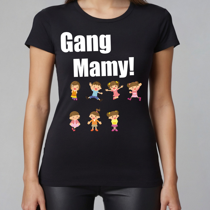 Gang mamy - koszulka damska