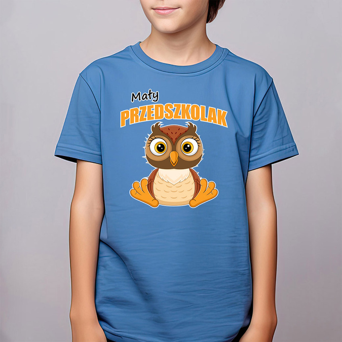 Mały przedszkolak - sowa - koszulka dziecięca