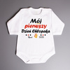 Mój pierwszy dzień chłopaka - body niemowlęce