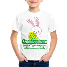 Średni zajączek wielkanocny - koszulka dziecięca