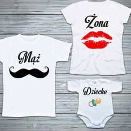 Zestaw mąż, żona, dziecko